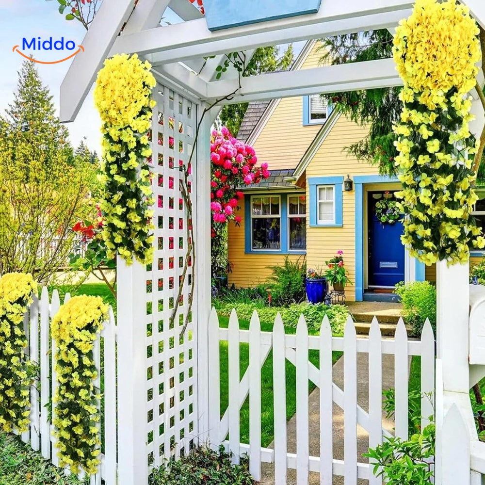 Orchidėjų kaskadas dekoracija