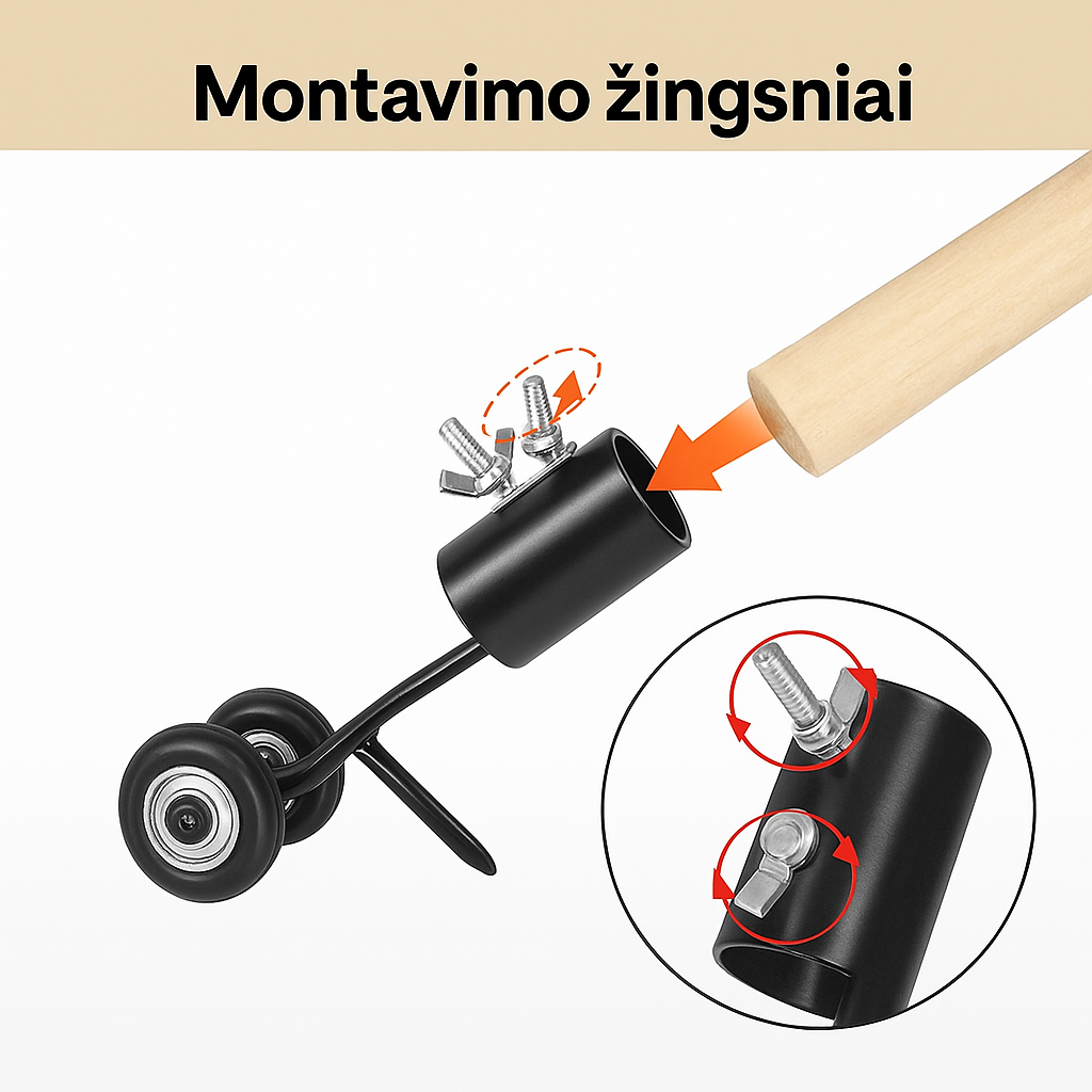 WeedCut – Ergonomiškas ravėjimo įrankis siauriems tarpams