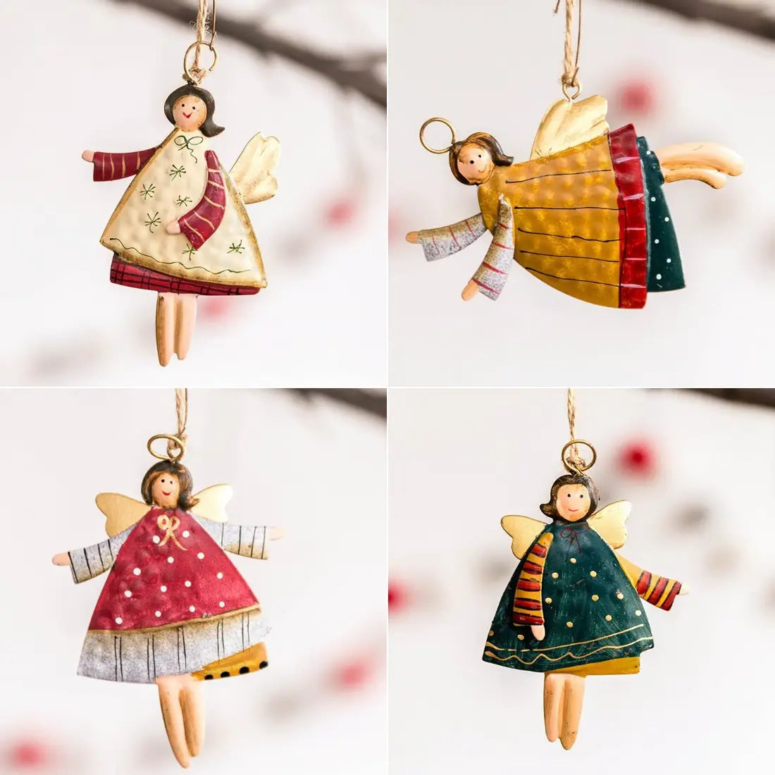 Kalėdinis dekoracijų rinkinys - "Angelai"