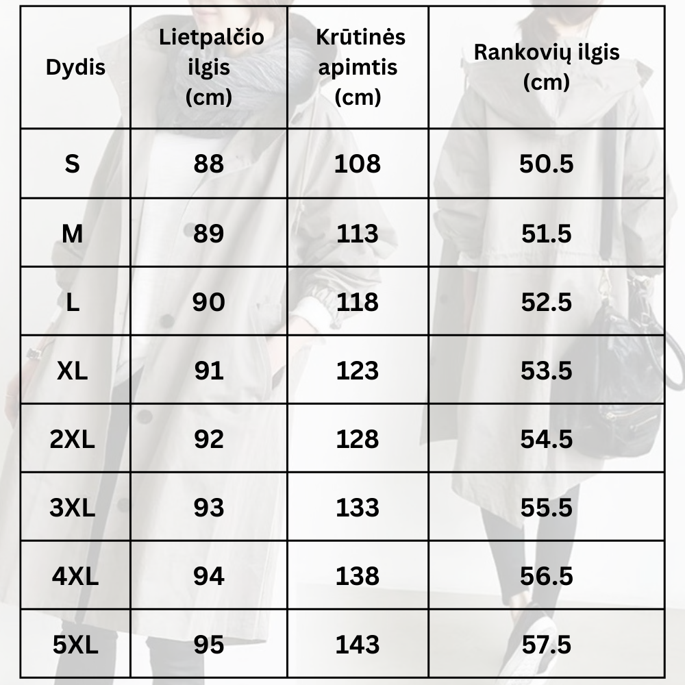 Moteriškas lietpaltis