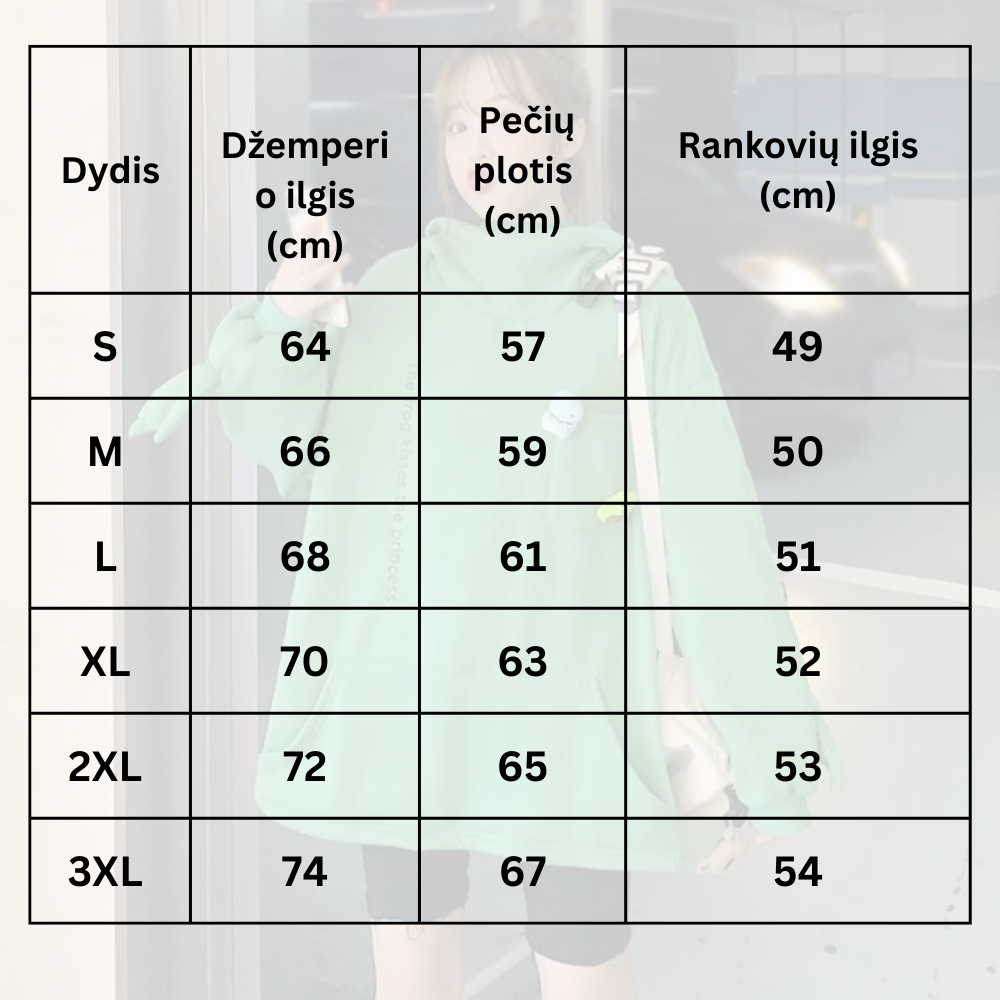 Varlytės formos džemperis
