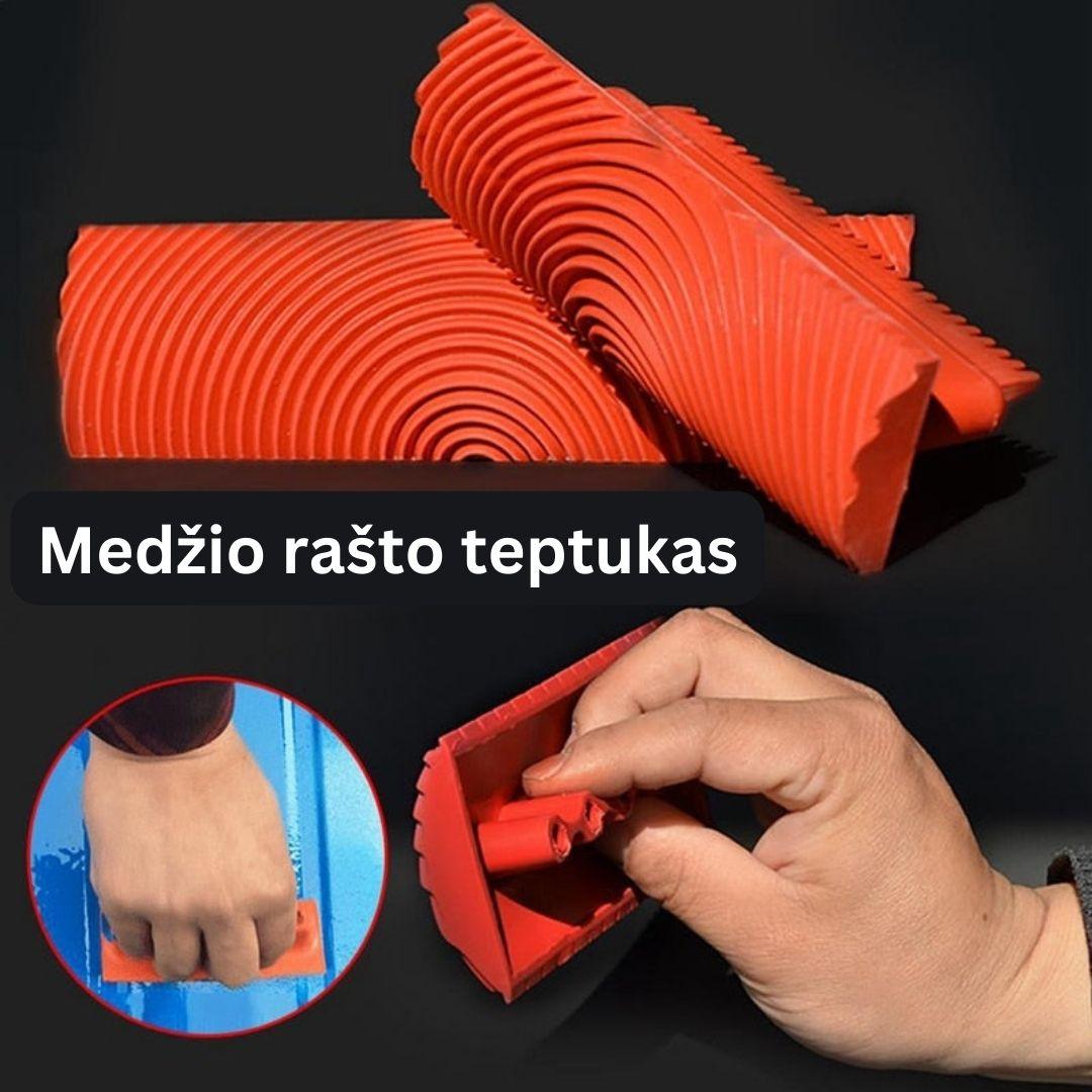 Medienos rašto dažymo teptukai (2vnt)