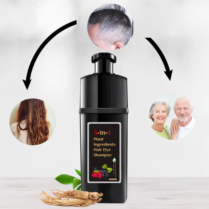 Natūralus dažomasis plaukų šampūnas