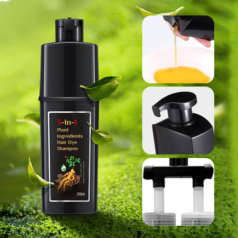 Natūralus dažomasis plaukų šampūnas