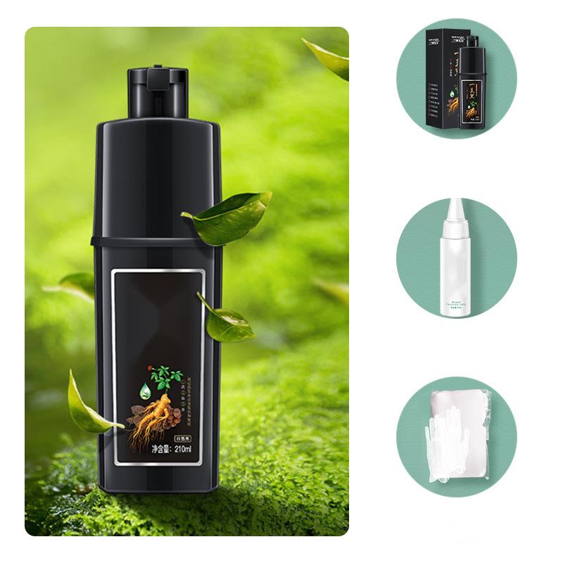 Natūralus dažomasis plaukų šampūnas