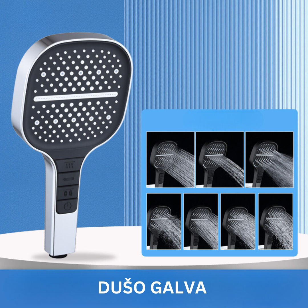 Didelio slėgio dušo galva