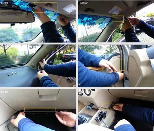 Galinio vaizdo veidrodėlis su kamera