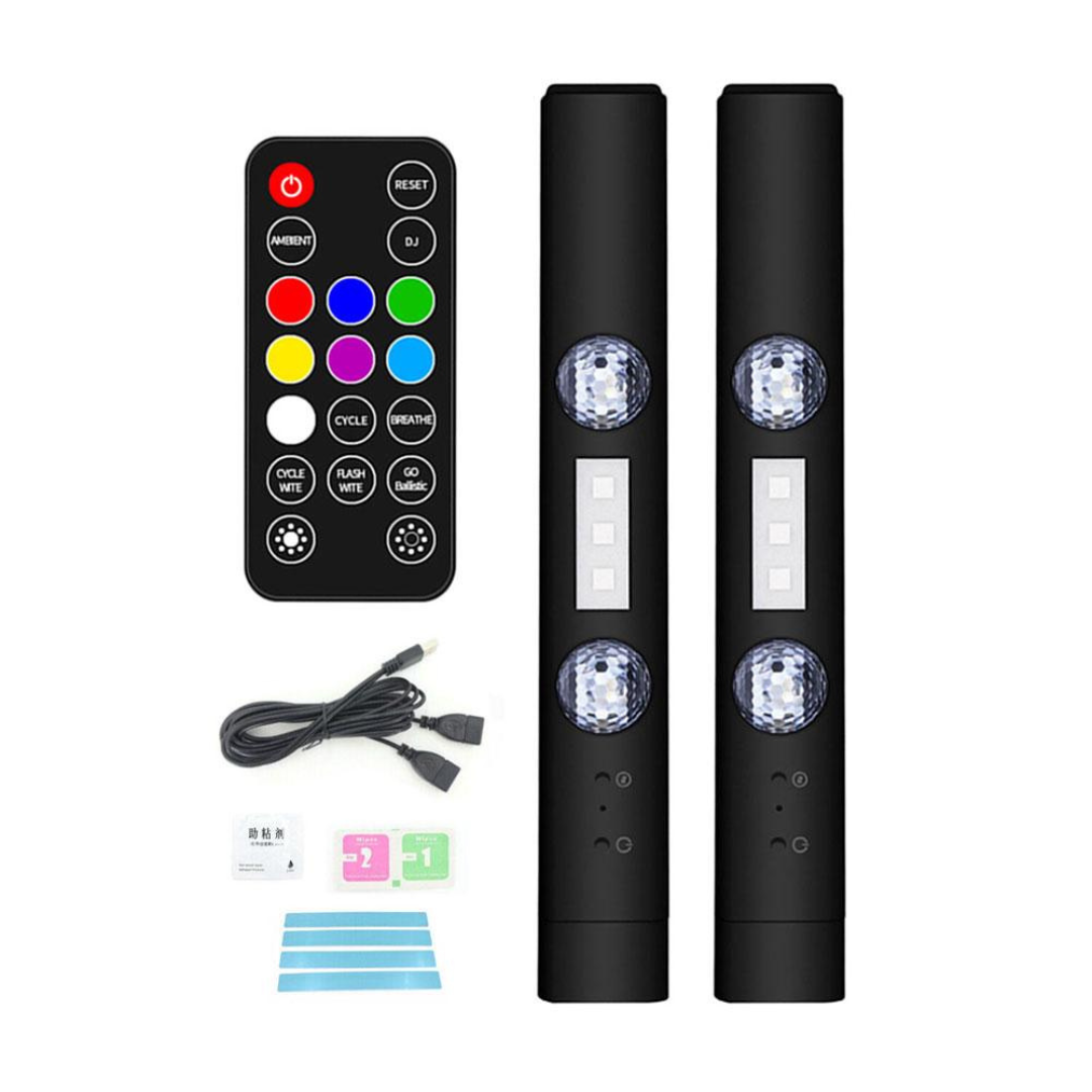 RGB šviestuvas automobiliui