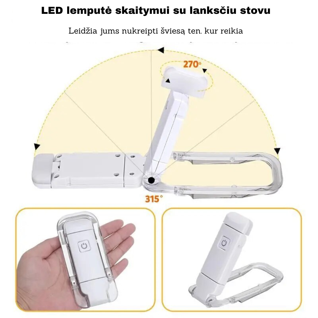 LED lemputė skaitymui