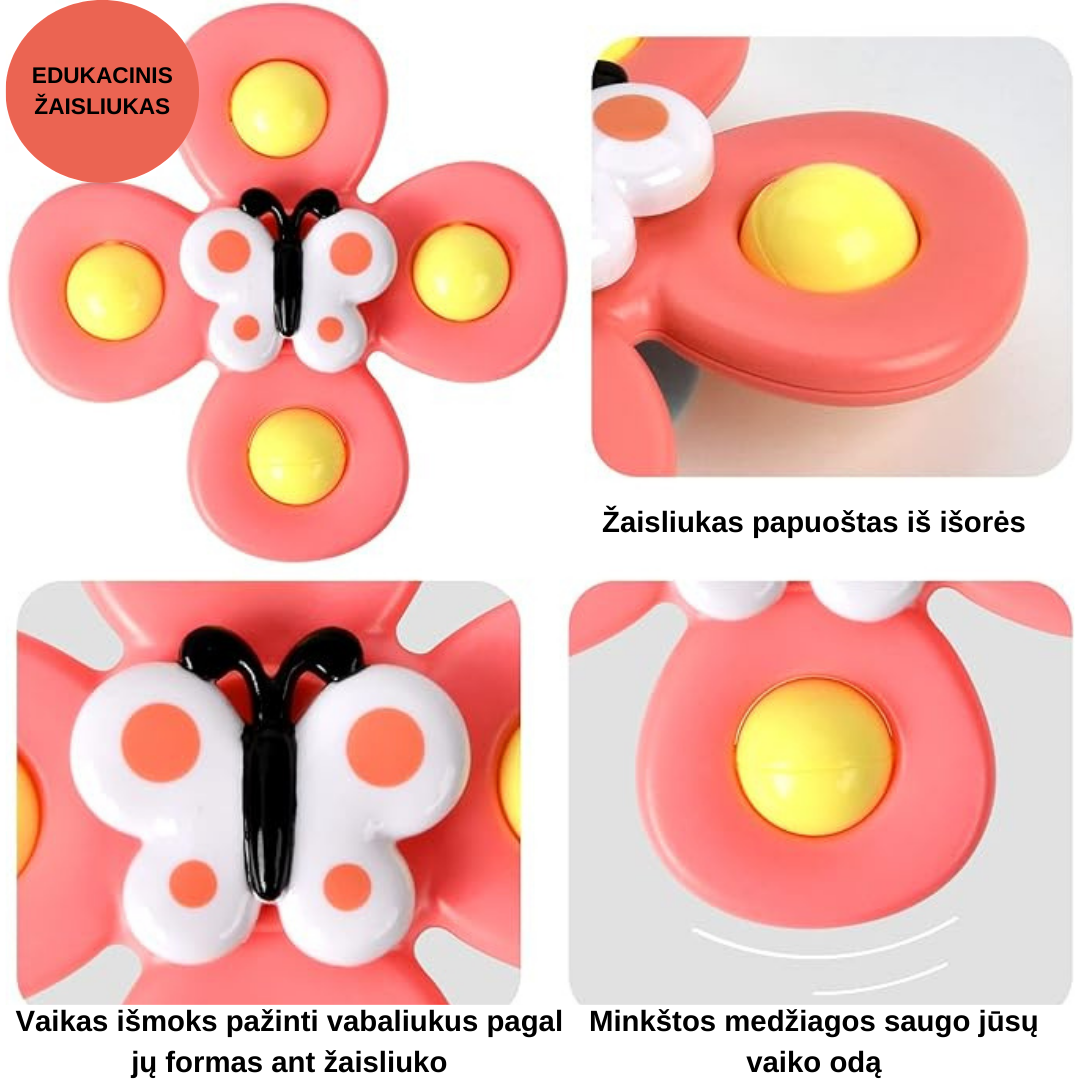 Besisukantys žaisliukai vaikams