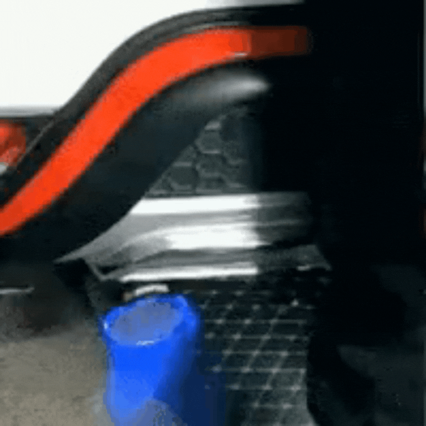 Šviečiantis automobilio duslintuvo antgalis