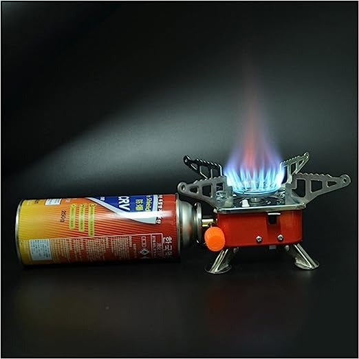 Turistinė viryklė su dujų balionėliu