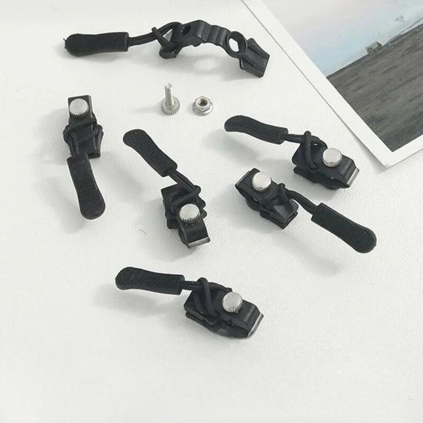 Kokybiški užtrautukai rūbams (6 vnt.)