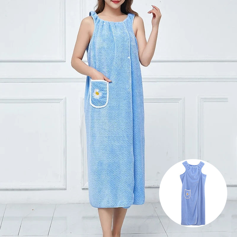 Greitai džiūstantis rankšluostis - chalatas