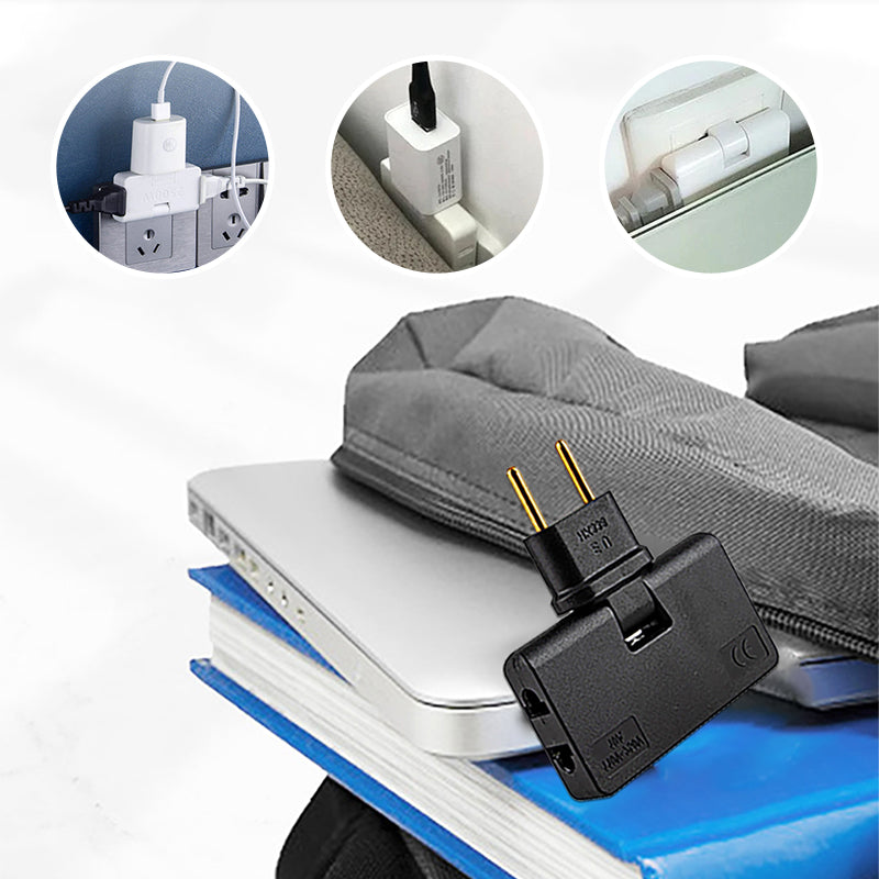 Pasukamas kištukinio lizdo adapteris