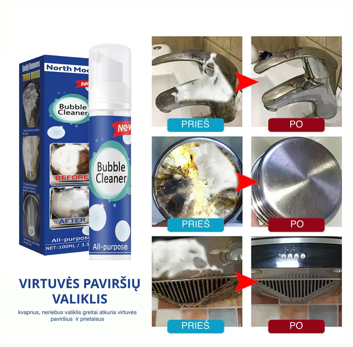 Sunkių nešvarumų nano valiklis