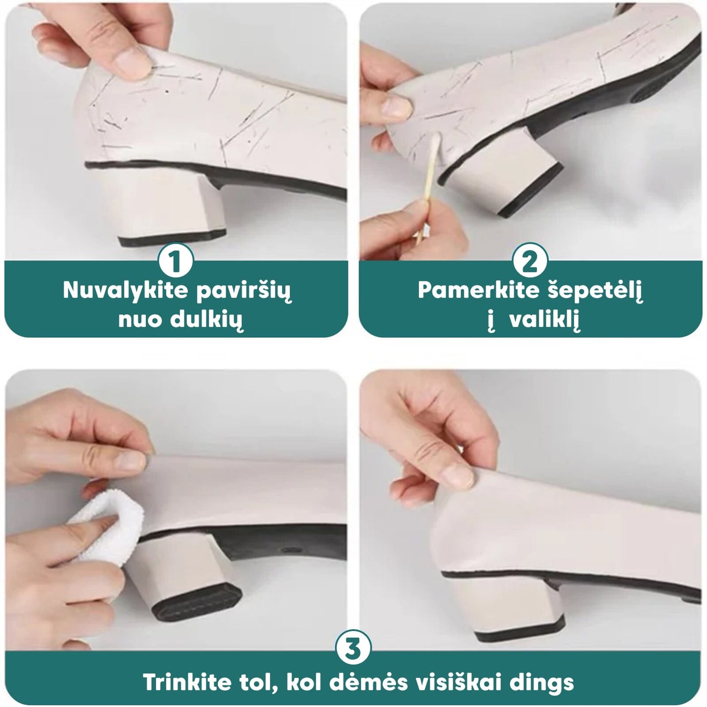 Naujoviškas avalynės valiklis Gochicgolden™