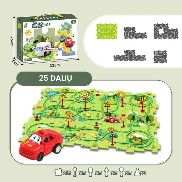 Elektrinė automoblių trasa vaikams