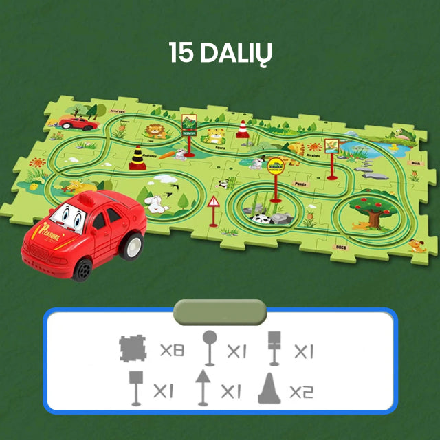 Elektrinė automoblių trasa vaikams