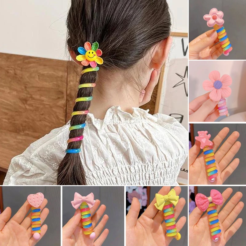 Spalvingų plaukų juostų rinkinys (8vnt.)