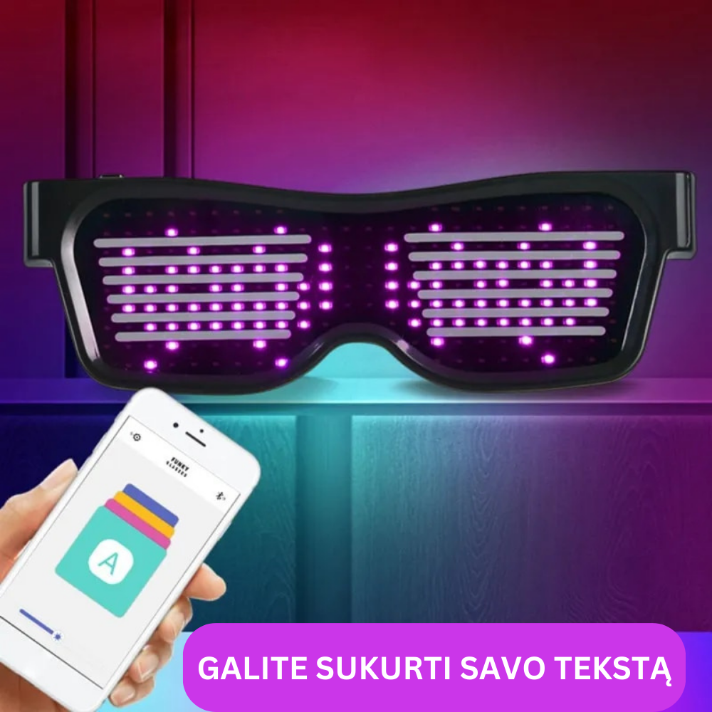 Šviečiantys akiniai