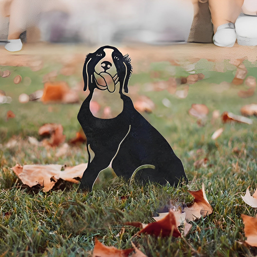 Auksaspalvio retriverio metalinė dekoracija