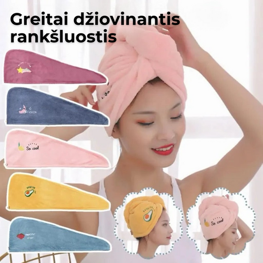 Greitai džiovinantys rankšluosčiai