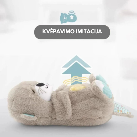 Atpalaiduojantis kvėpuojantis meškinas - migdukas