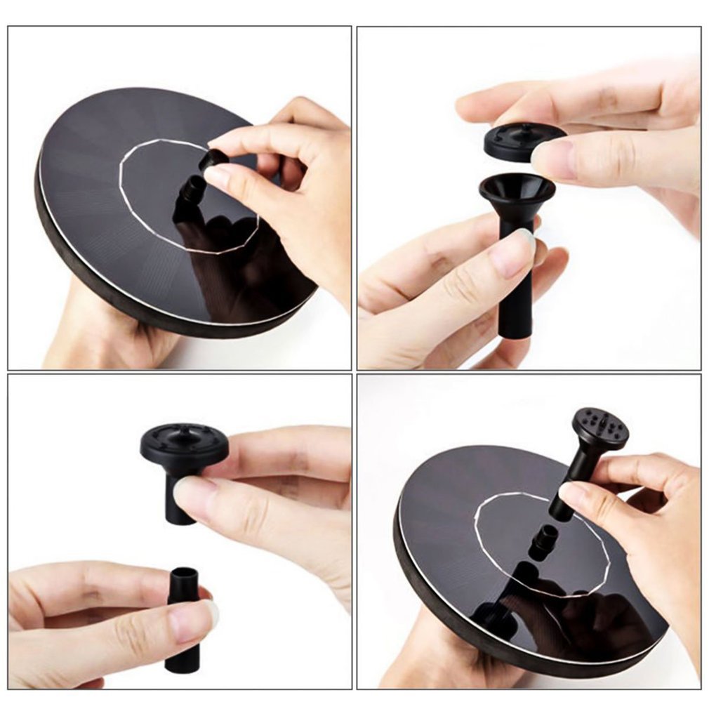 Mini fontanas su saulės baterija