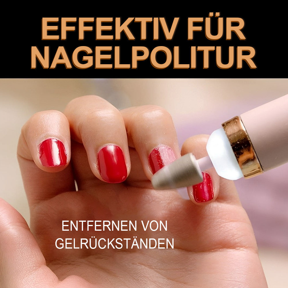 Elektrinė nagų freza su antgaliais