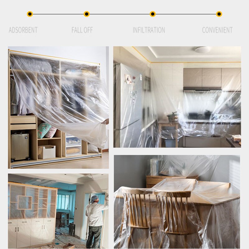 Apsauginė dažymo plėvelė - uždanga