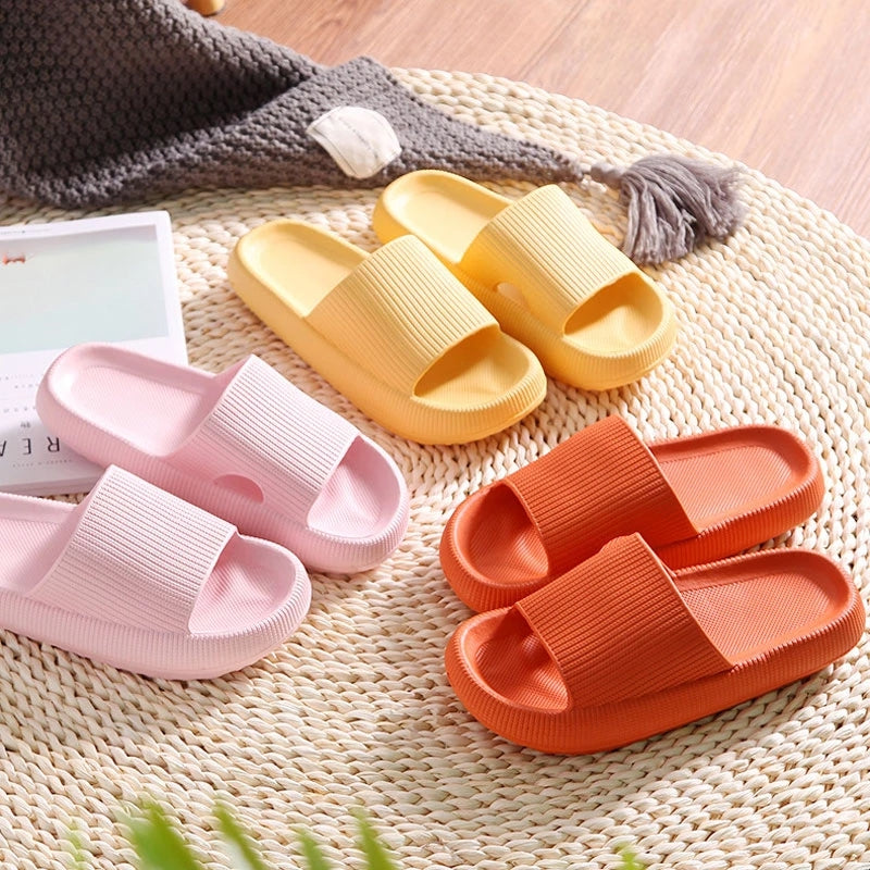 Minkšti sandalai storu padu, unisex