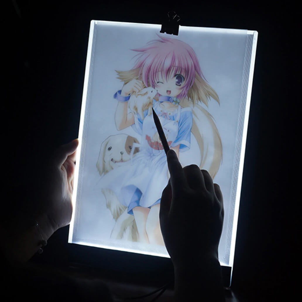 LED piešimo planšetė
