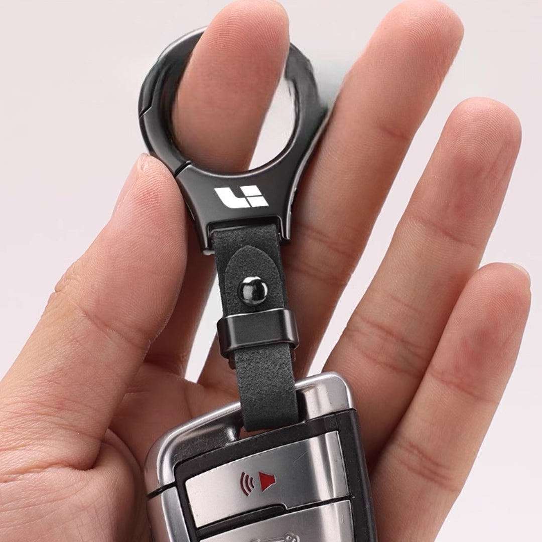 Prabangus logotipo raktų pakabukas