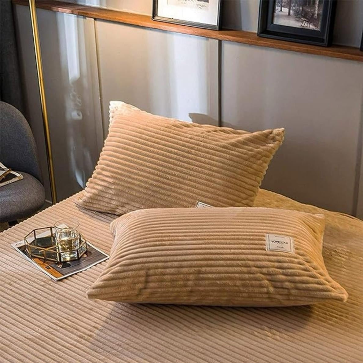 Aksominės vilnos audinio antklodės užvalkalas | Reguliuojamas patogumas kiekvienam metų laikui, stilingas ir minkštas