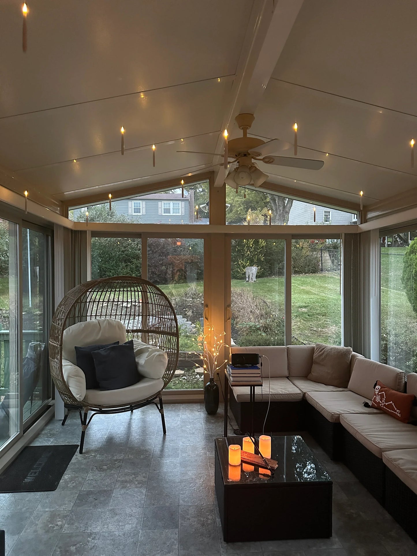 LED kabančios ore žvakės - "Hogvartso magija"