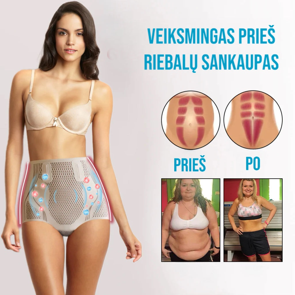 Kelnaitės svorio metimui ir kūno linijų dailinimui