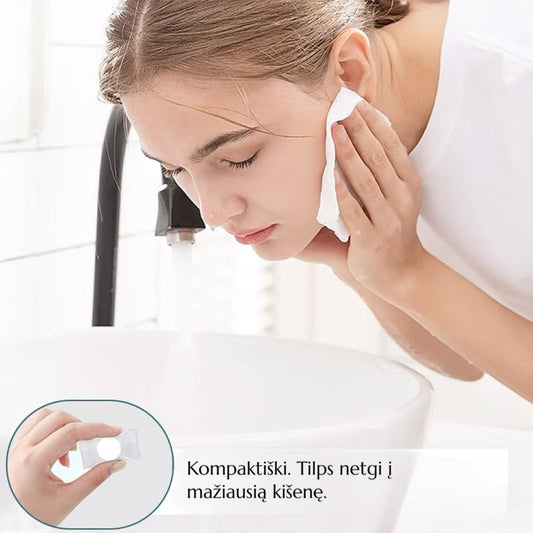 🌿 Kompresuoti rankšluosčiai tabletėse 🌿 (50 vnt.)