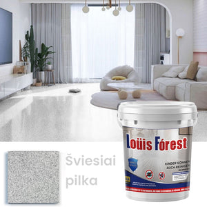 Prabangi marmurinė epoksidinė grindų danga – 3 nuotrauka