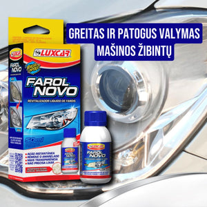 Luxcar priekinių žibintų skystas valiklis
