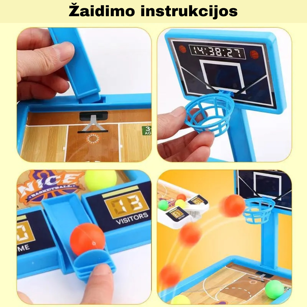 Mini krepšinio stalo žaidimas