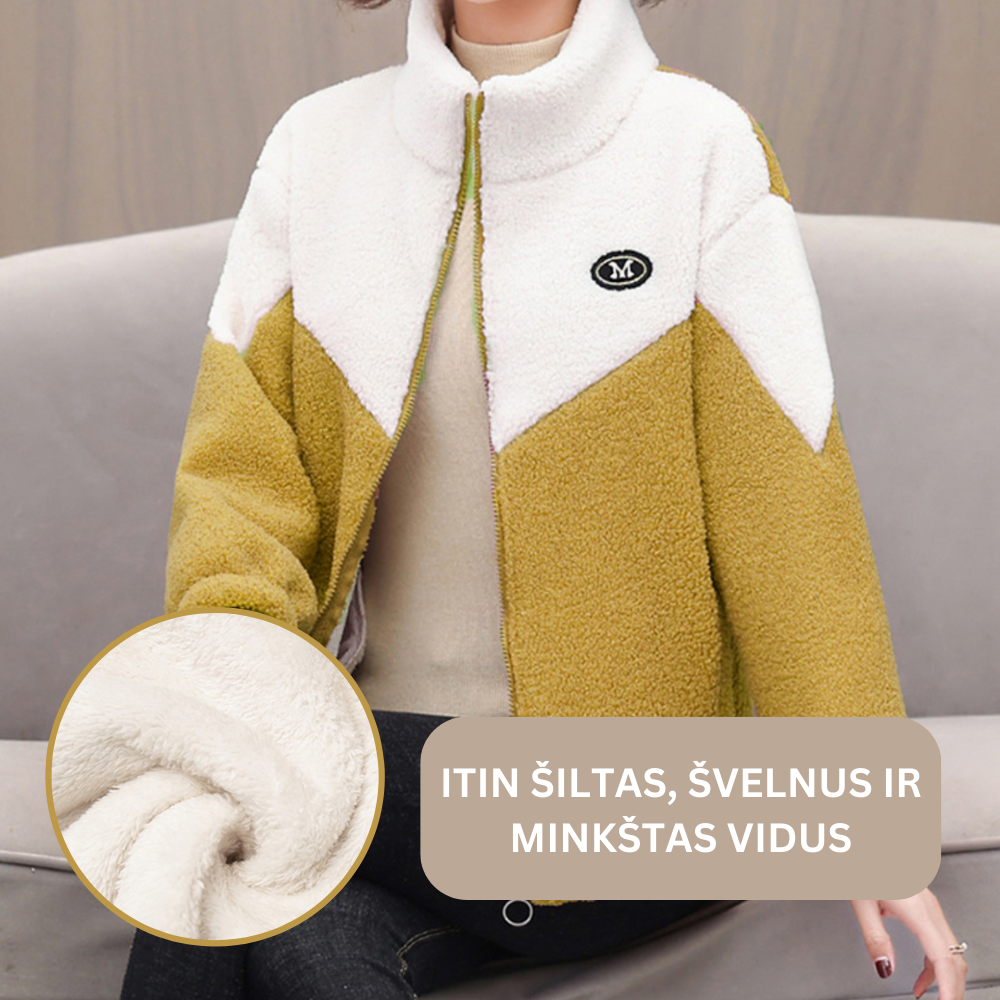 Šiltas moteriškas džemperis