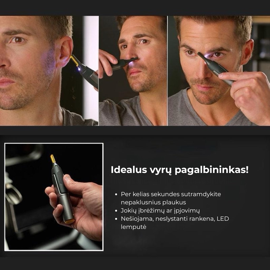 Itin plonas preciziškas kirptuvas