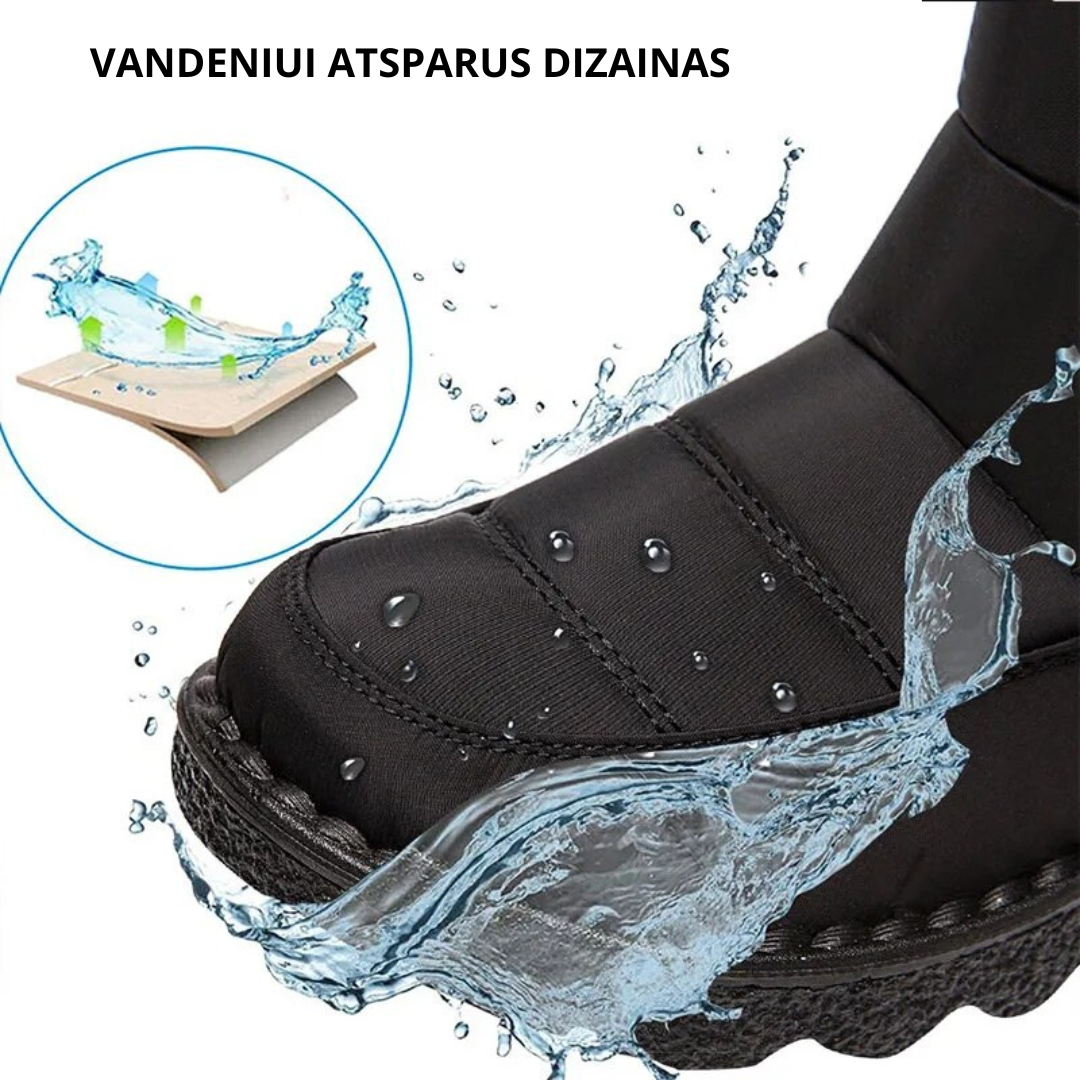Neperšlampantys moteriški batai