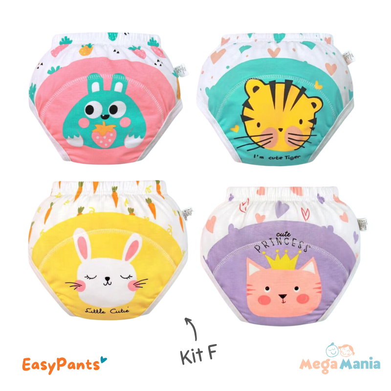 Daugkartinio naudojimo kelnaitės (4 vnt.)