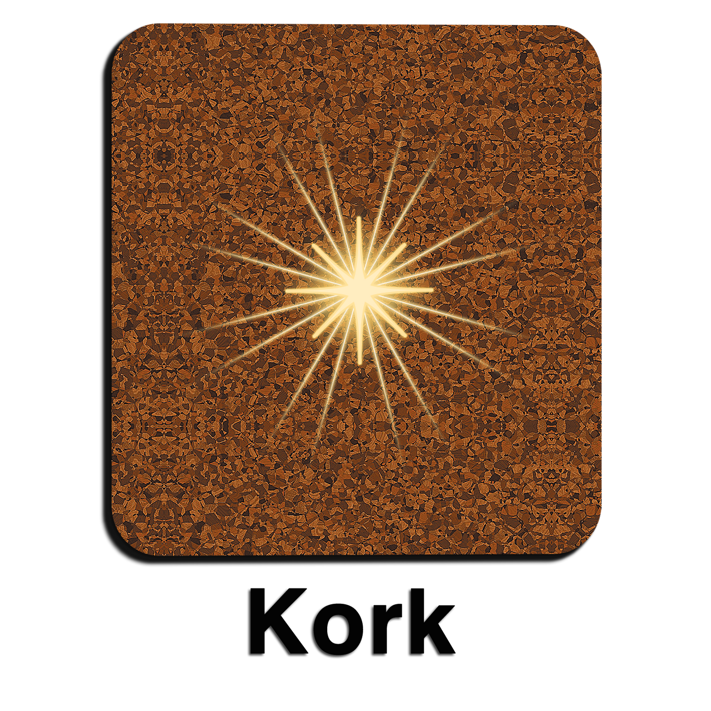 Šviečiantis padėkliukas stiklinei