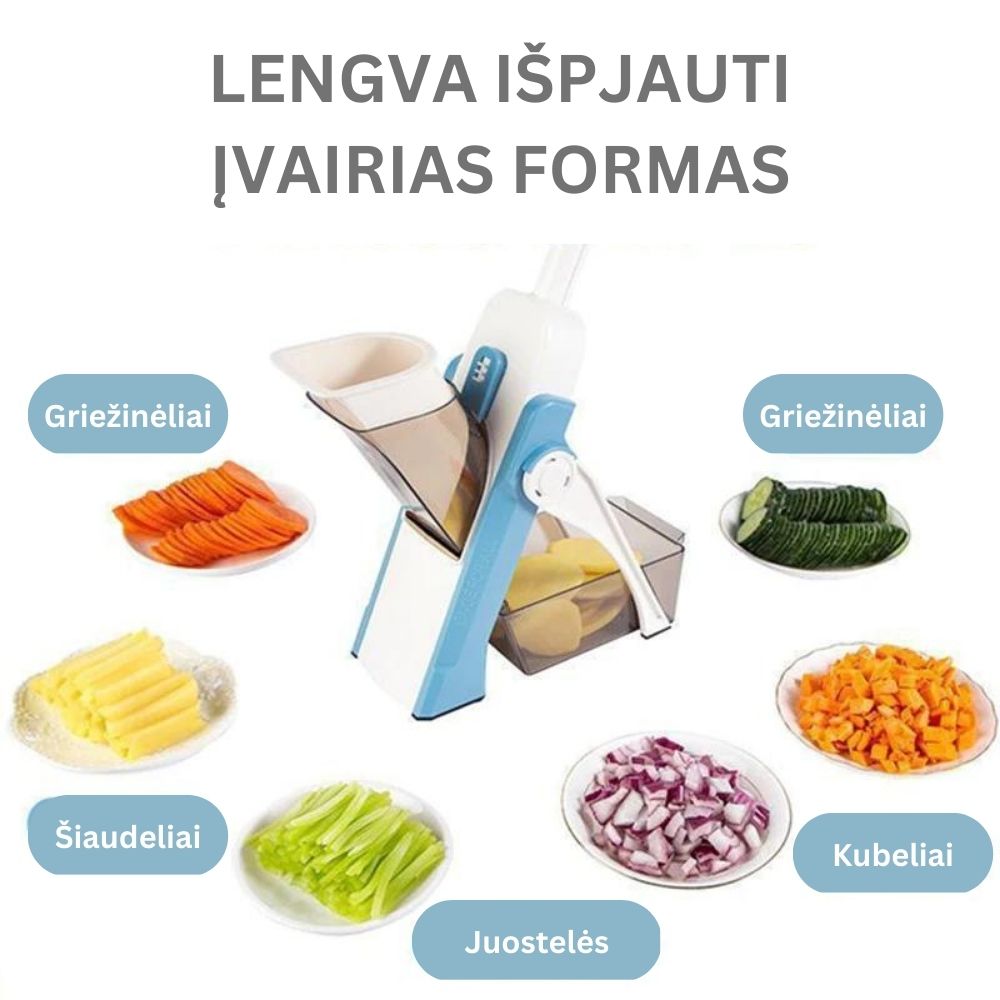 Daugiafunkcinis daržovių smulkintuvas