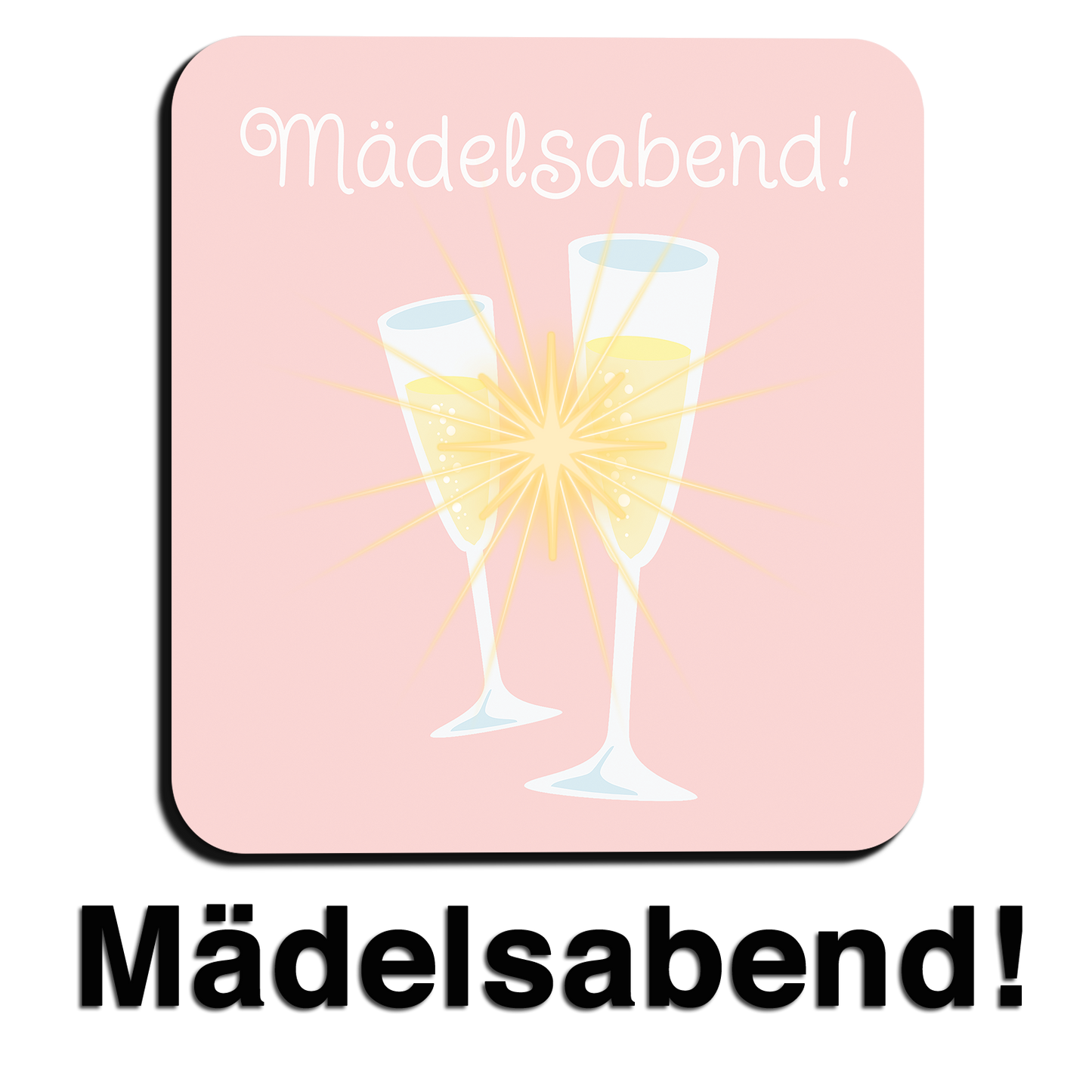 Šviečiantis padėkliukas stiklinei