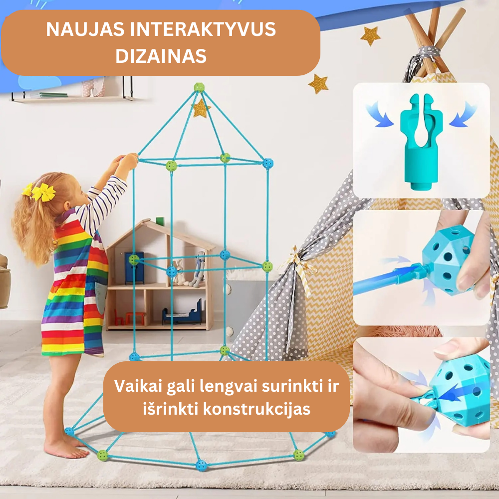 Palapinės konstruktorius vaikams
