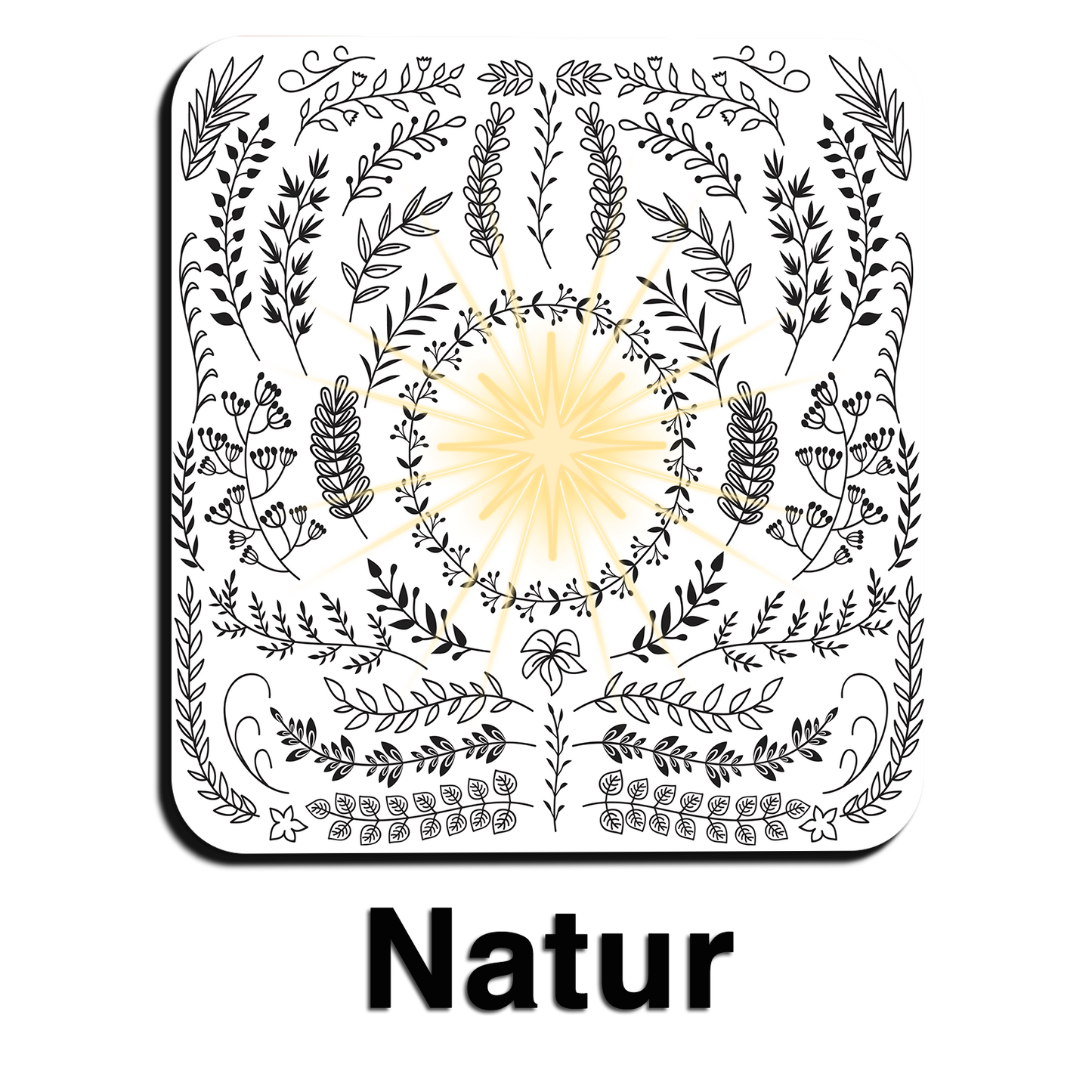 Šviečiantis padėkliukas stiklinei